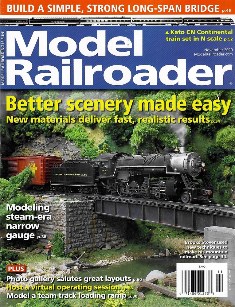 Model Railroader Magazine 2020 November