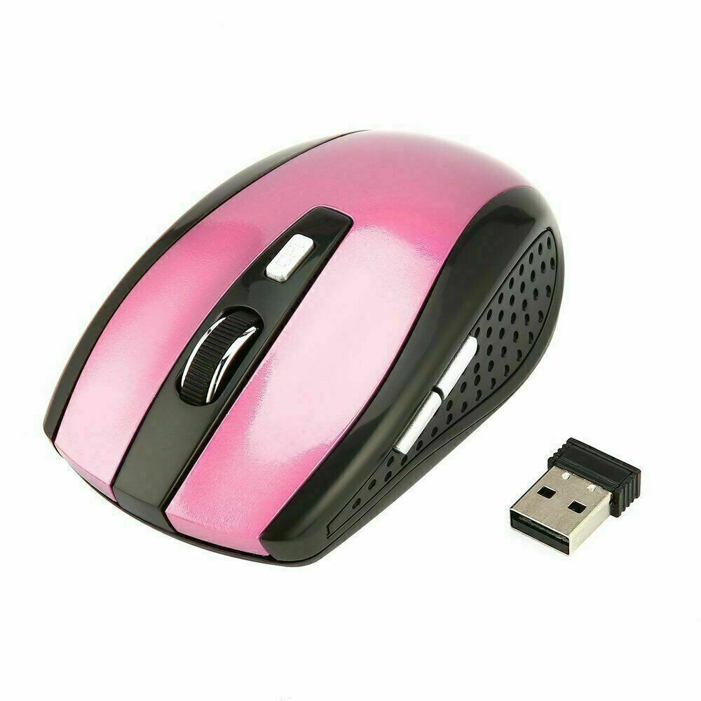 Portable Wireless Mouse, 2.4GHz Silent with USB Receiver, Optical USB Mouse
