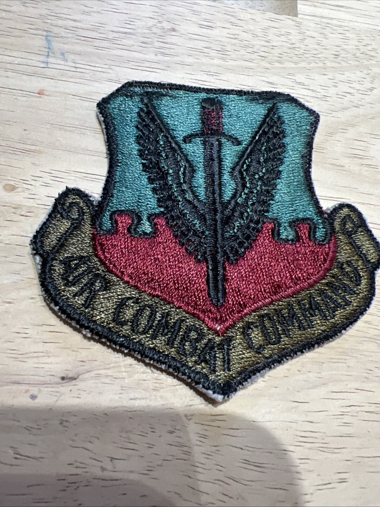 Authentic U.S. AIR FORCE: AIR COMBAT COMMAND SUBDUED BDU PATCH Used