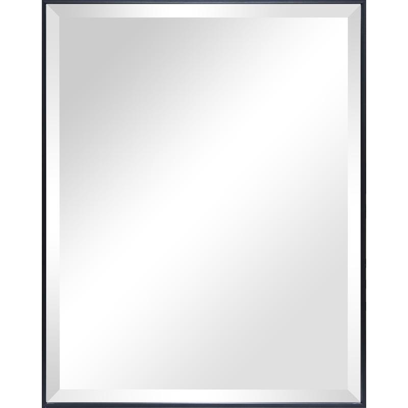 Beveled Wall Mirror Rectangular Hanging Versatile Design Easy Installation New