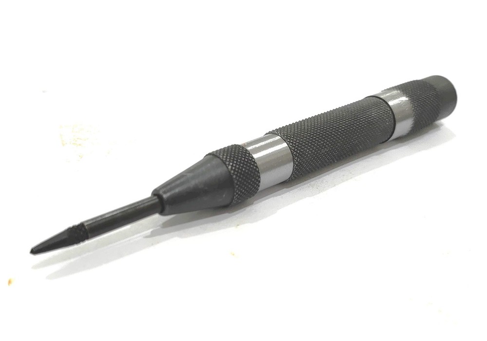 Automatic Center Punch With Replaceable Hardened Steel Tip medium Duty