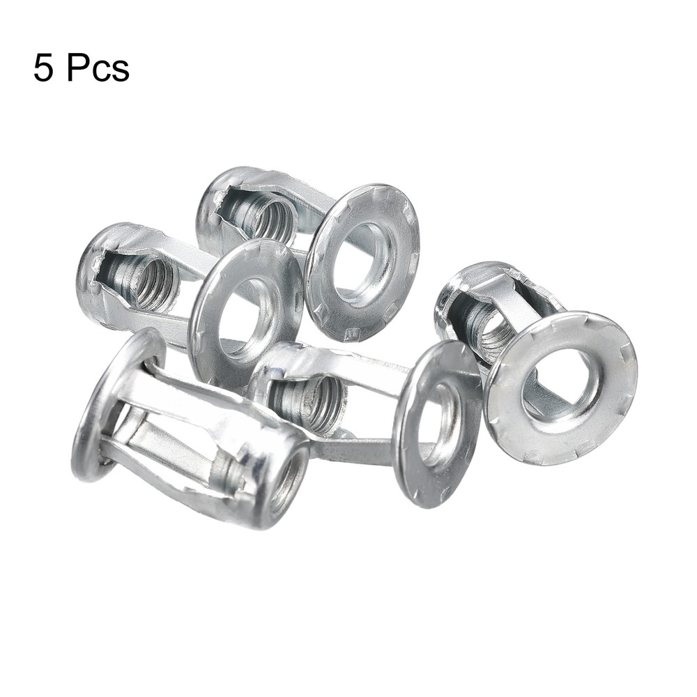 5pcs M6 Jack Nuts Threaded Insert Nut 304 Stainless Steel Rivet Nuts