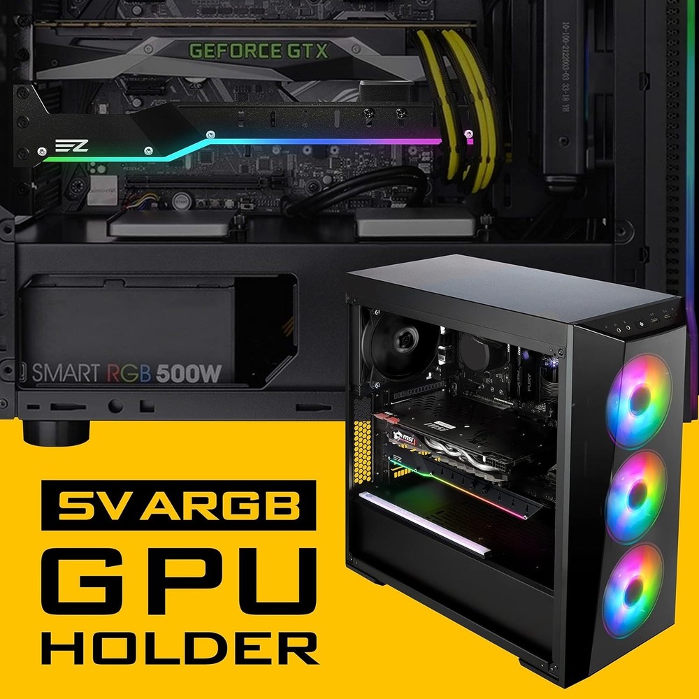 Graphics Card Support Bracket - RX6700, 309EZ-Black