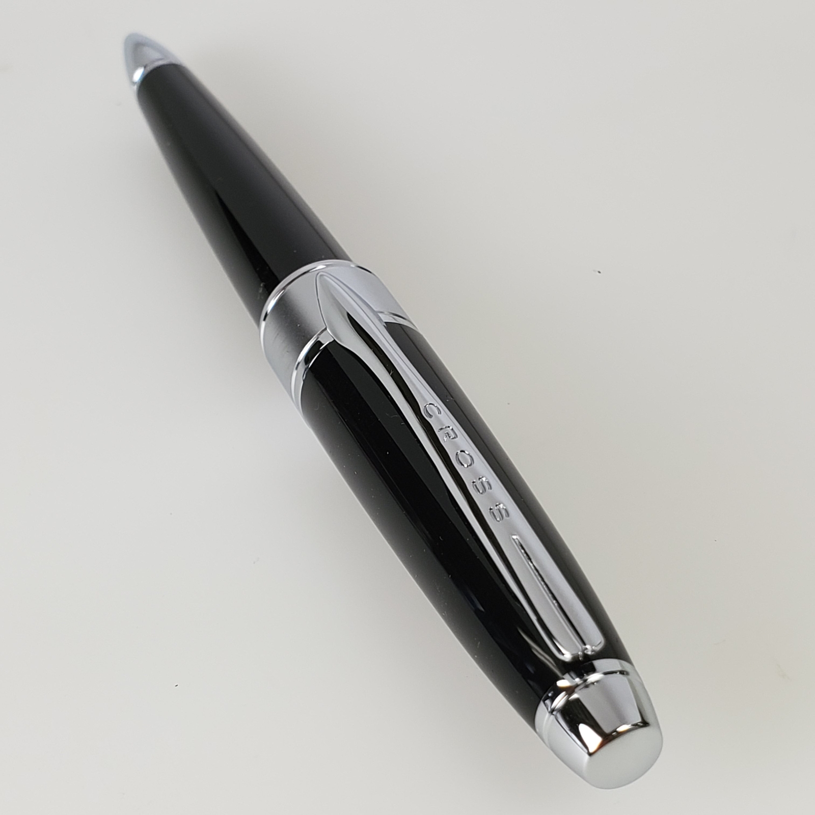 Cross Apogee Black Lacquer Ballpoint Pen (AT0122-02)