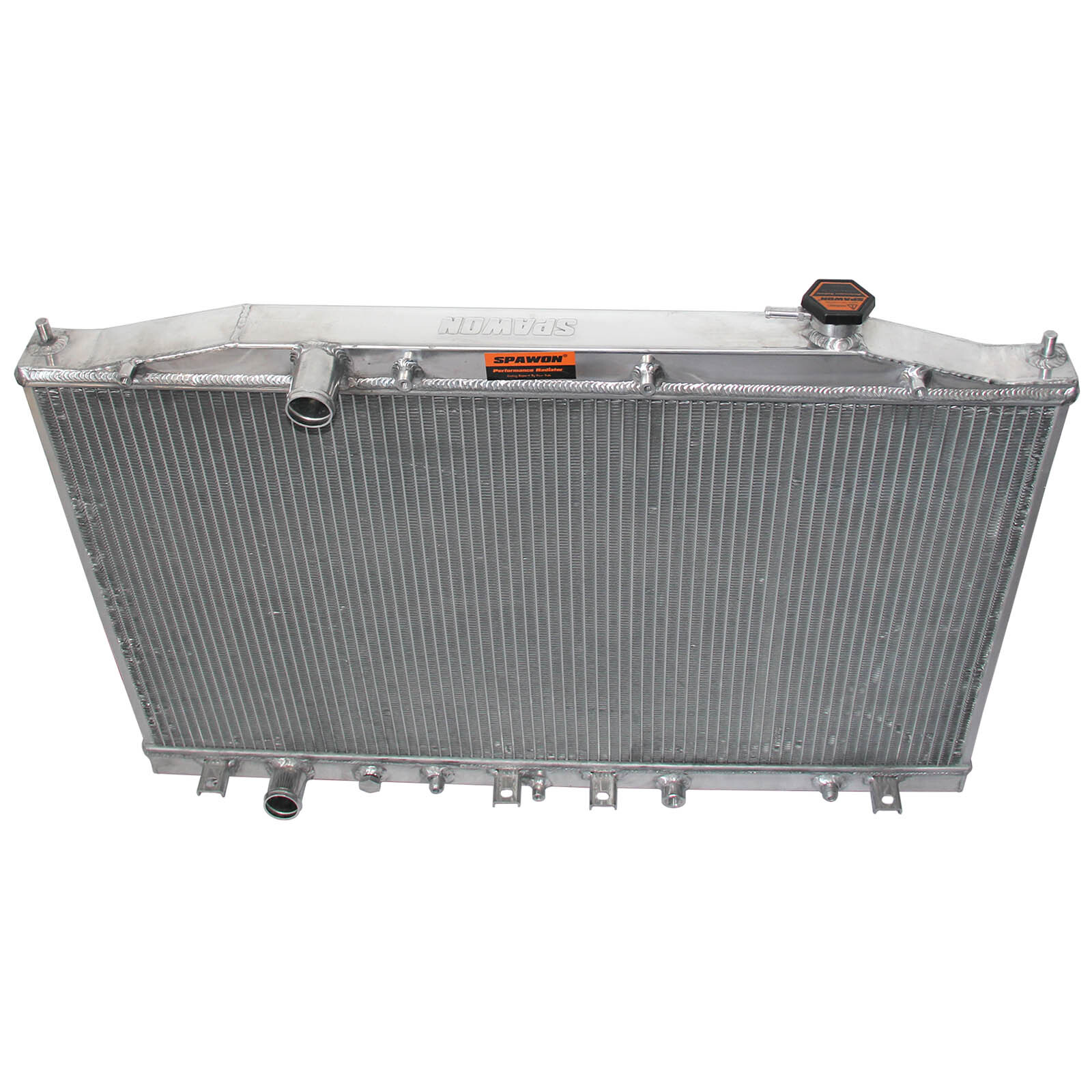 SPAWON Aluminum Radiator For 2011-2017 Honda Odyssey 3.5L V6 3471cc 3 Row AT MT