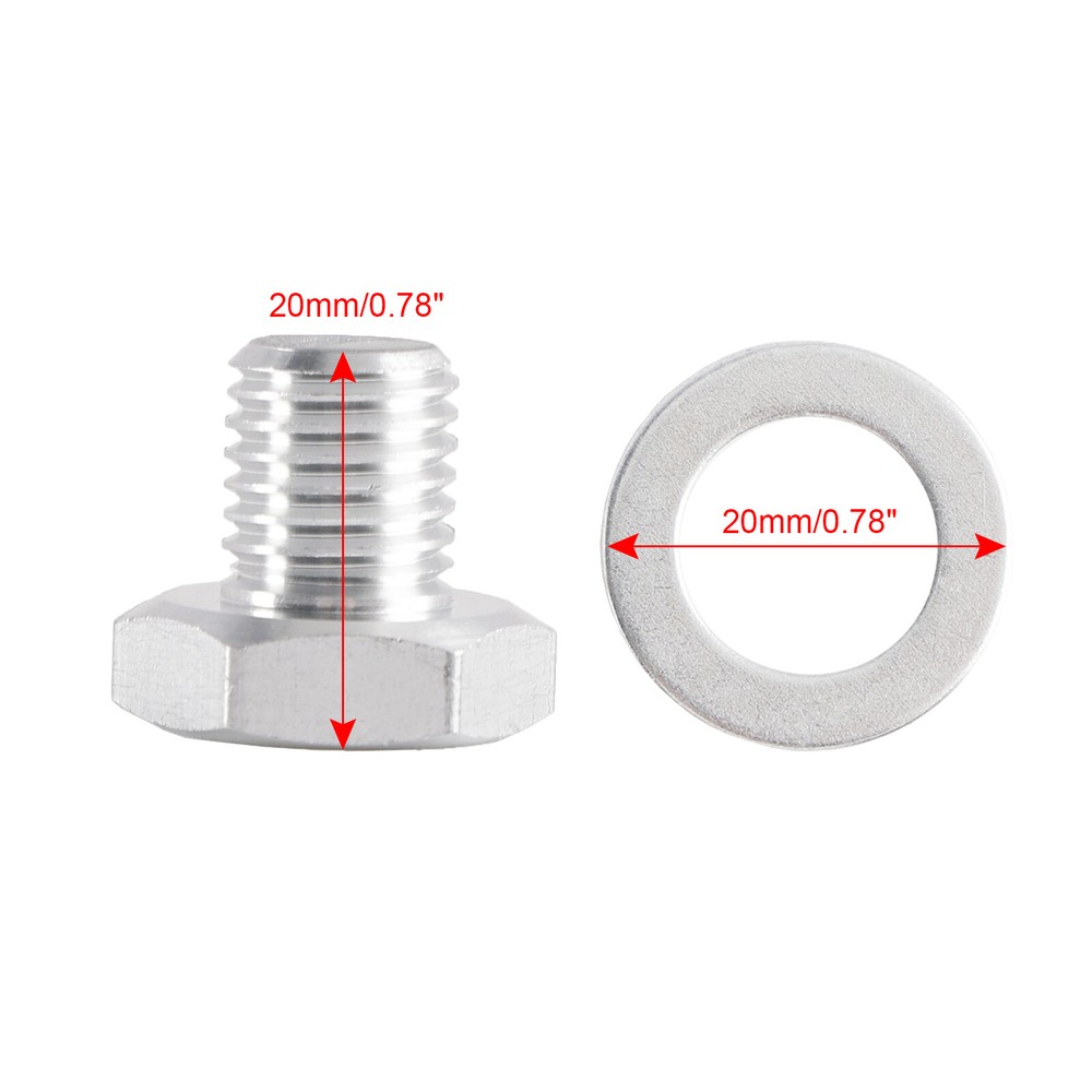 Cylinder Head Plug for Coolant Temperature Sensor Hole M12-1.5 LS1 LSX LS3 CA