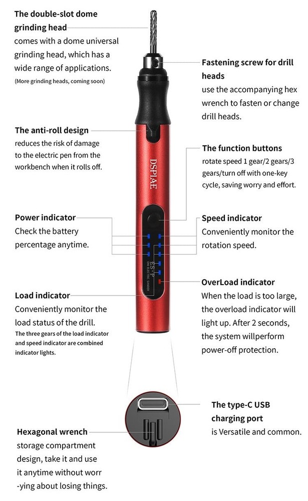 Dspiae ES-P ONI Electric Grinder