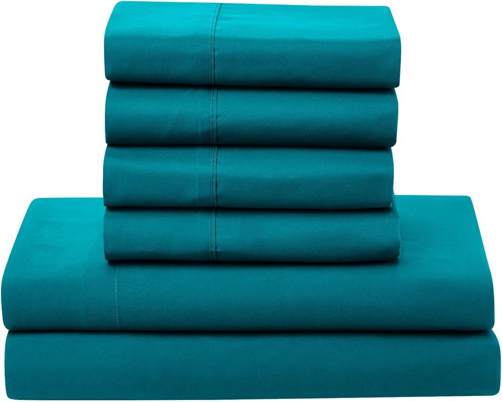 5 Piece Comforter Set Bag Solid Color All Season Soft Down Alternative Blanket