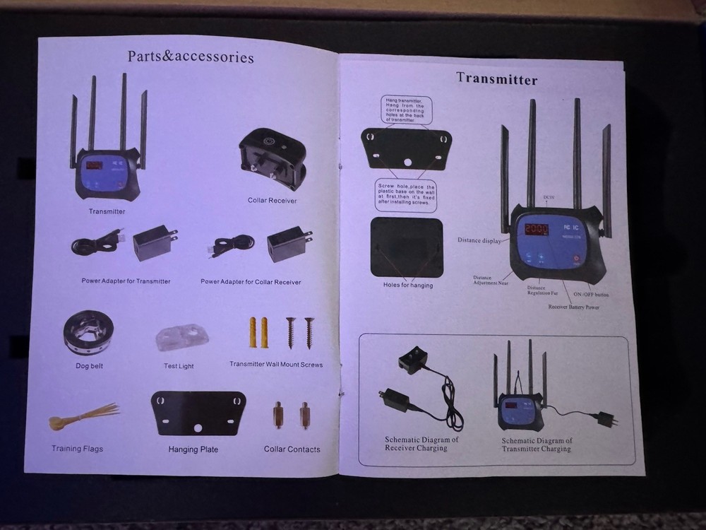 Wireless Dog Fence Model S10 Electronic Pet Containment System