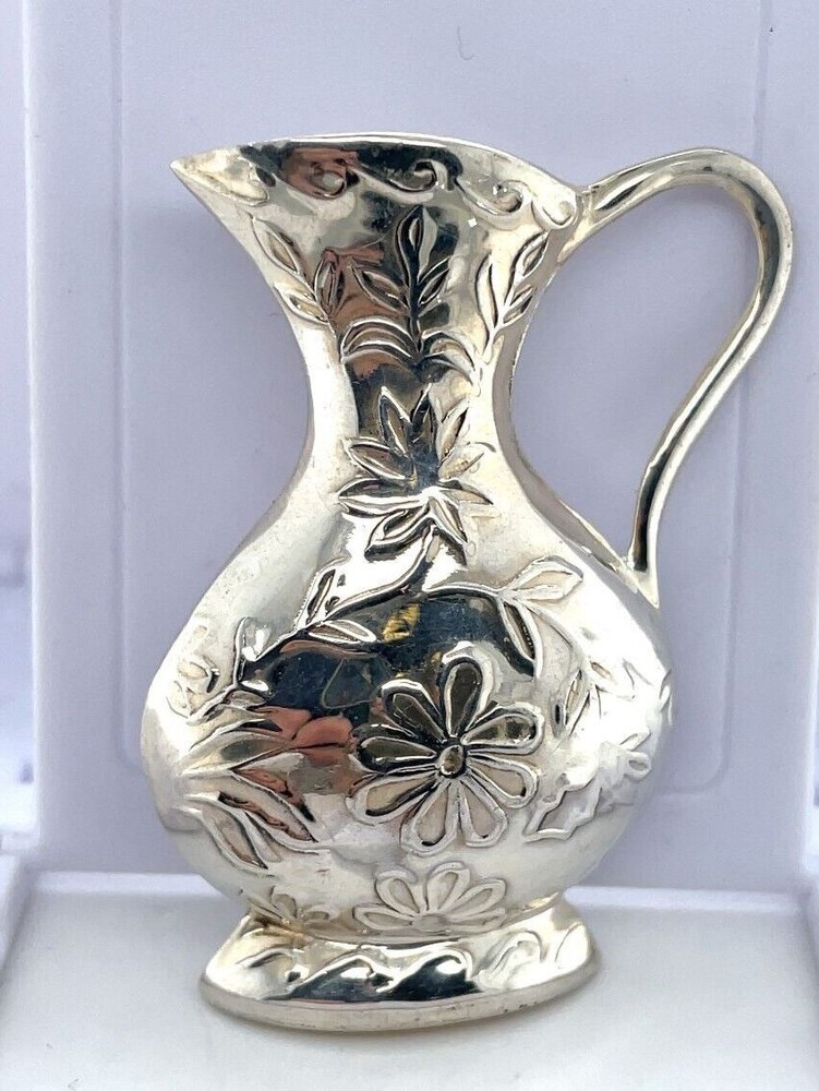 925 Sterling Silver Pitcher Brooch/Pin