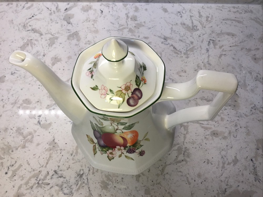 Johnson Brothers Fresh Fruit Pattern Large Size Coffee Pot