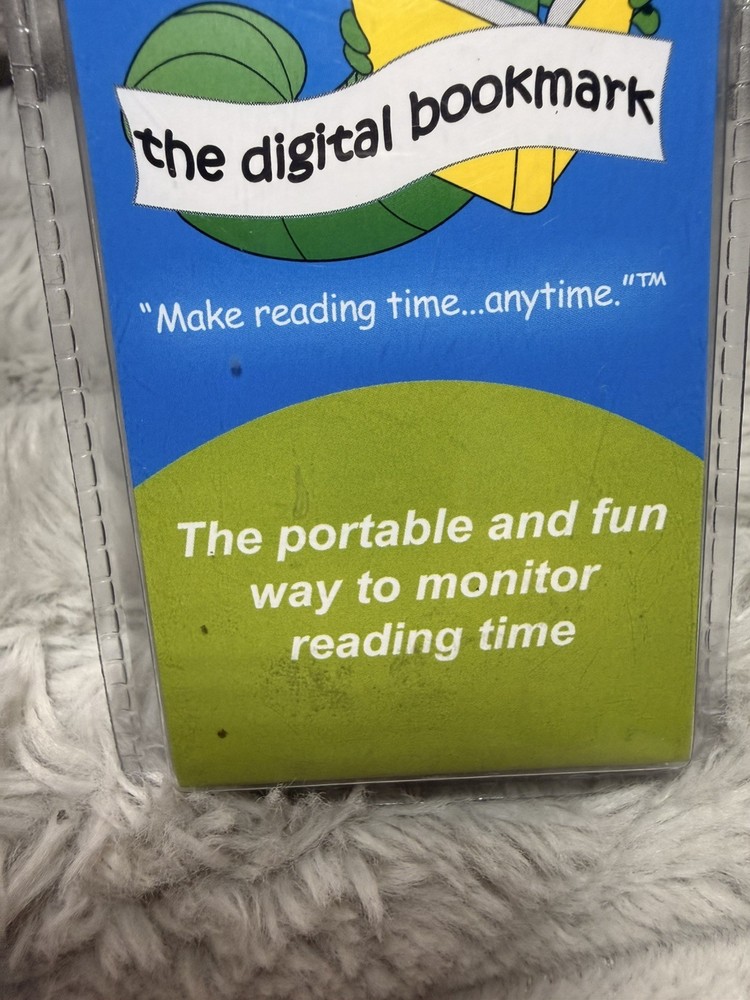 2004 Mark-My-Time purple Digital timer Bookmark Reading Countdown NEW