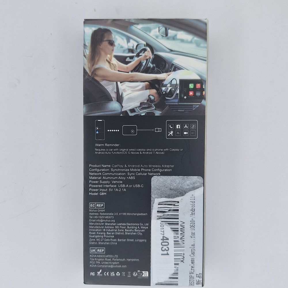 Wireless Bluetooth Adapter Iphone Android Car 2in1 USB HSTOP