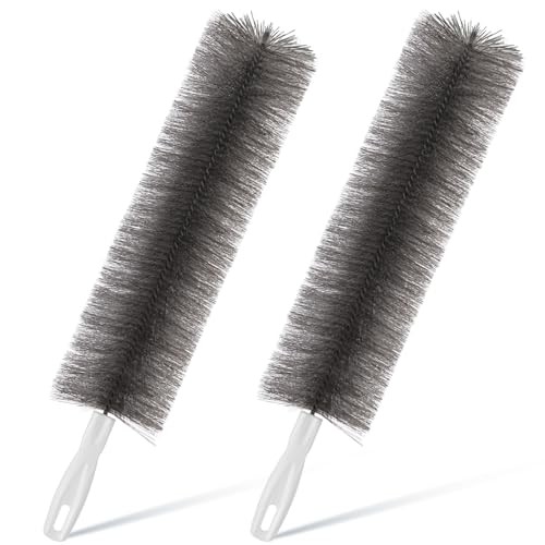 Pcs Cobweb Duster Bendable Fan Duster Plastic Dust Cleaner Reusable 2 Gray