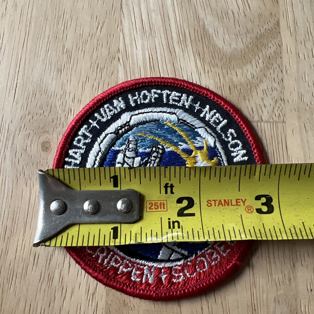 US NASA Space Shuttle Program Hart Van Hoften Nelson Crippen Scobee Patch