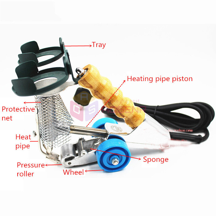 Hand Woodworking Sewing Machine Splicer Veneer Stitching Line Tool Paste Parquet