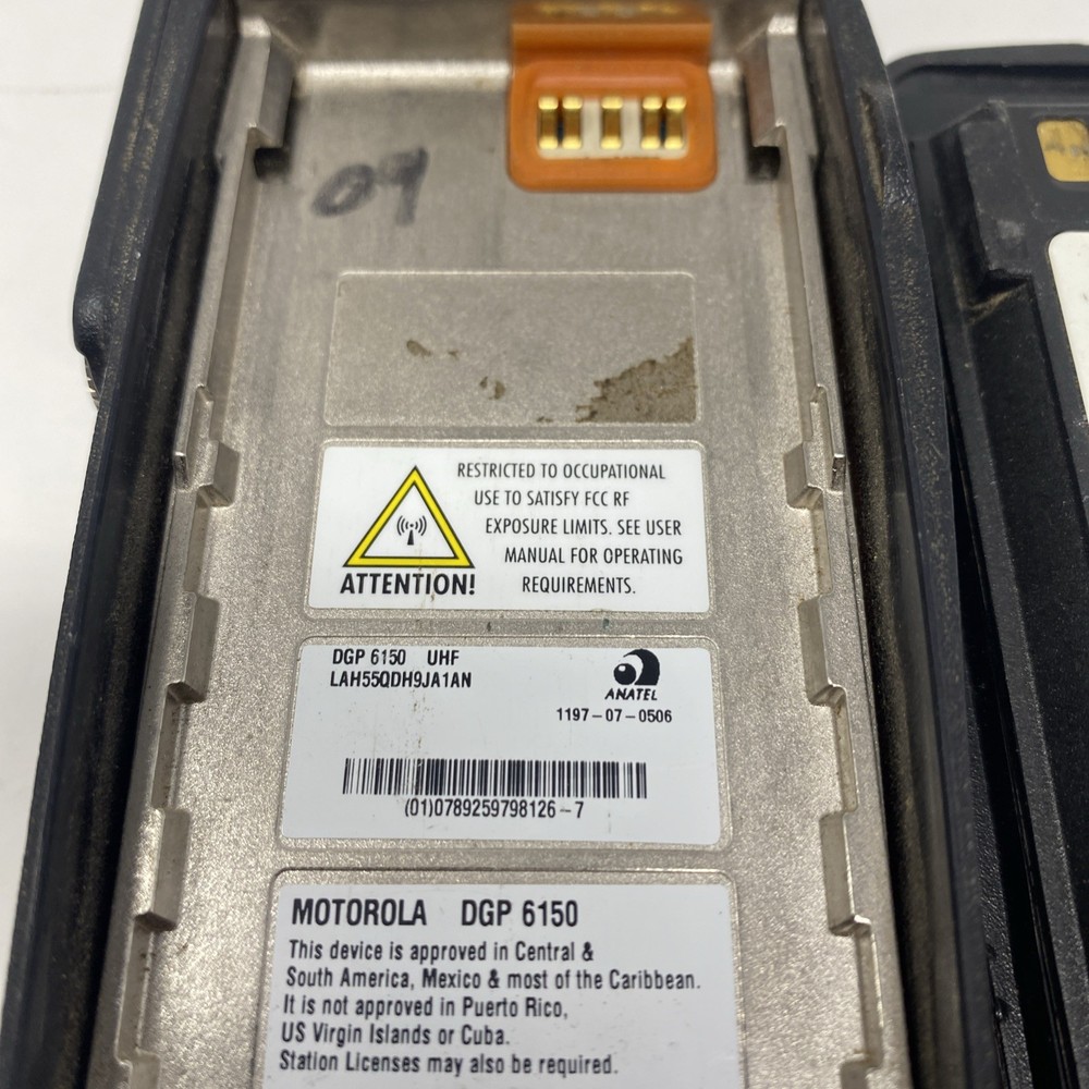 Motorola DGP 6150 Mototrbo Untested