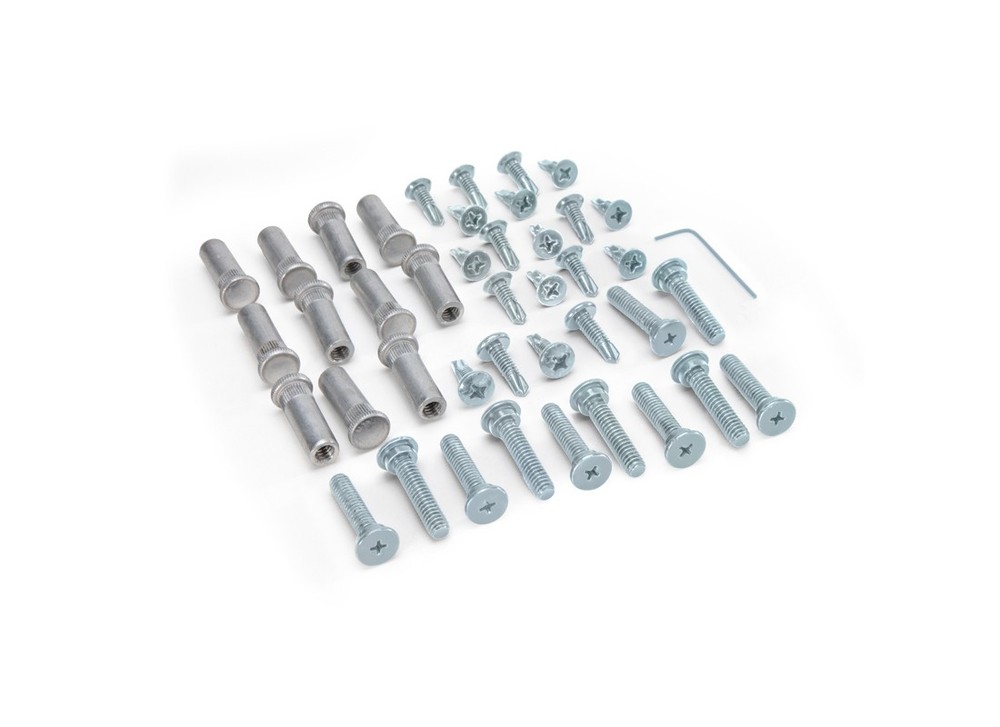 Replacement Screw Pack for 110 Series Continuous Hinges - Satin Anodized