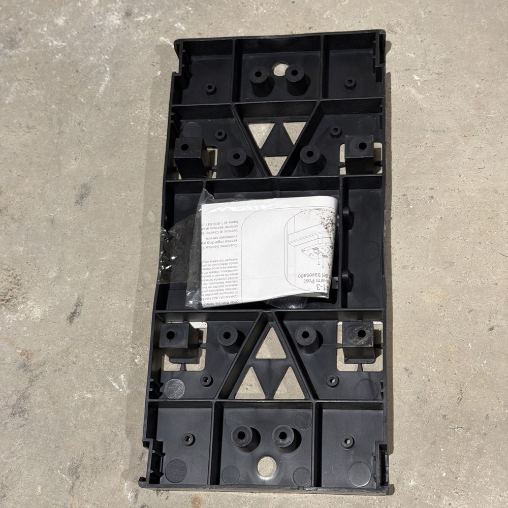 Gibraltar mailbox mounting board black