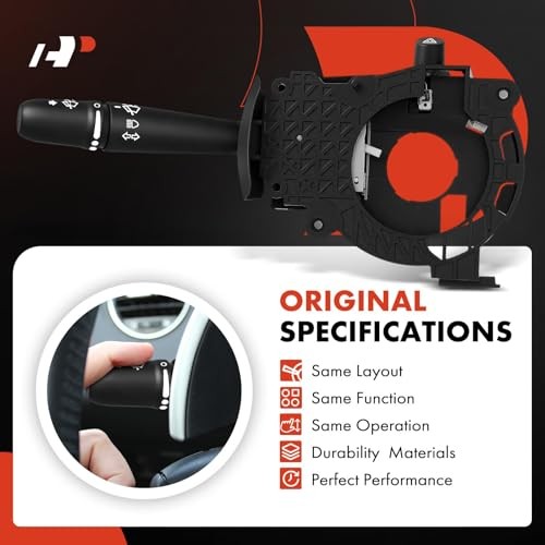 Turn Signal Windshield Wiper Multifunction Switch Compatible with Dodge Ram