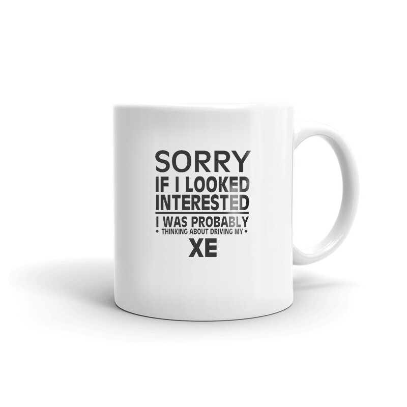 Thinking About Driving My XE Tea Coffee Ceramic Mug Office Work Cup
