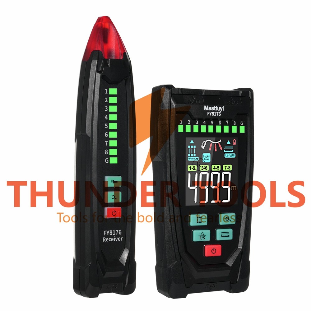 Thunder Tools Mastfuyi FY8176 Network Cable Tester, Ethernet Cable Tester