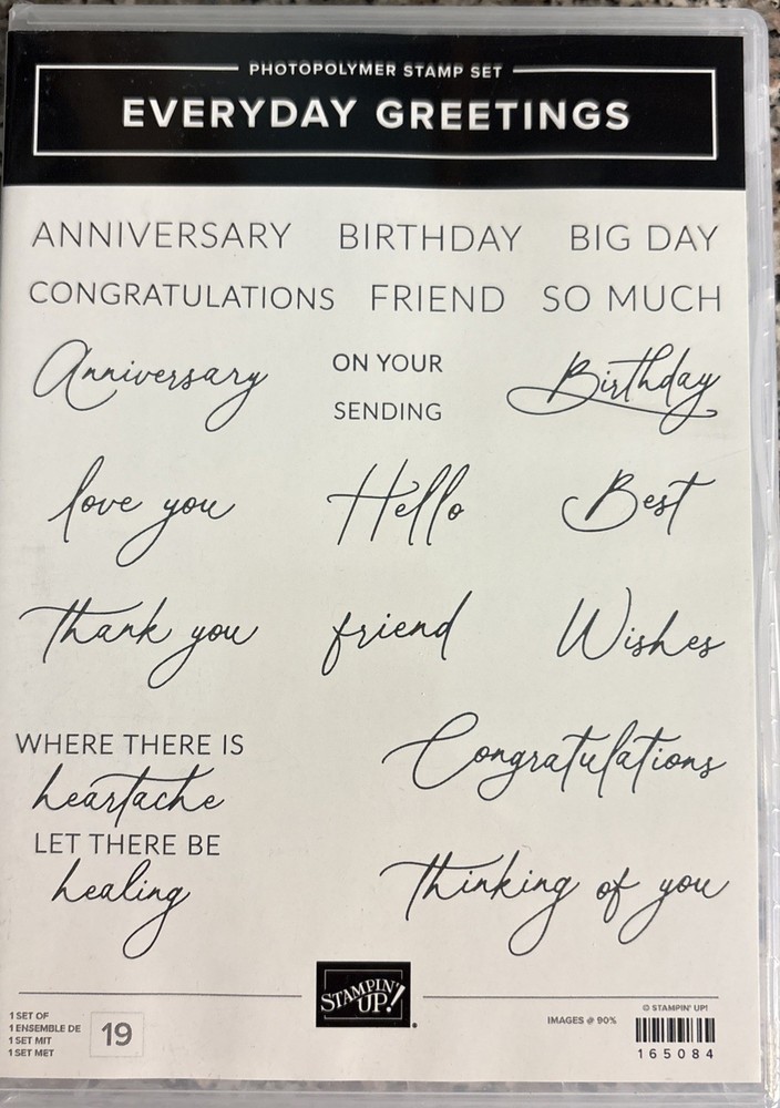Stampin’ Up! EVERYDAY GREETINGS  Stamp Set