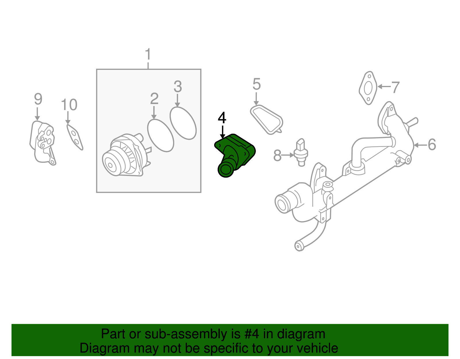 Genuine Nissan Thermostat Unit 21200-9HP0A