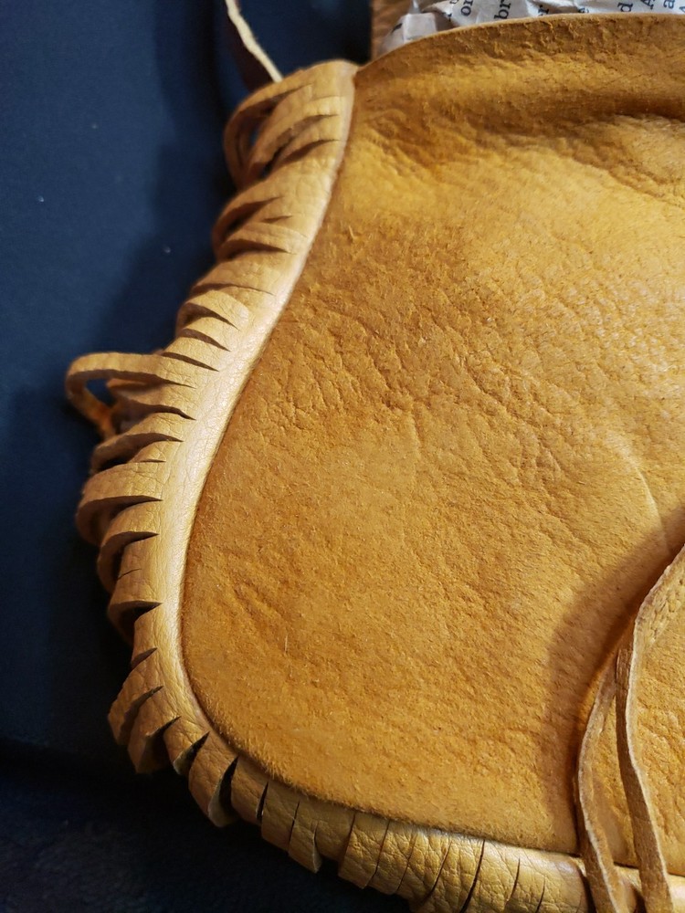 BLACK POWDER MUZZLELOADER BAG ACCESSORIES POSSIBLE BAG Soft SUEDE LEATHER