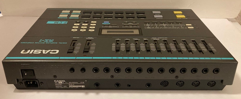 Casio RZ-1 Drum Machine Digital Sampling Rhythm Composer