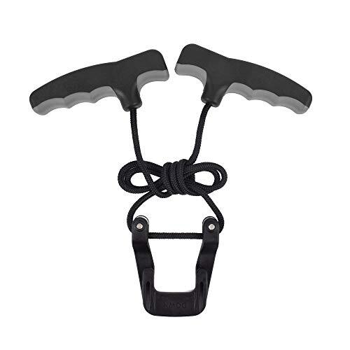 Compound Bow Crossbow Rope Cocking Device Pull Aid 4-Finger Silicone Wrapped