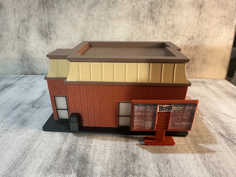 Retro Wendy's 1:64 Scale Diorama
