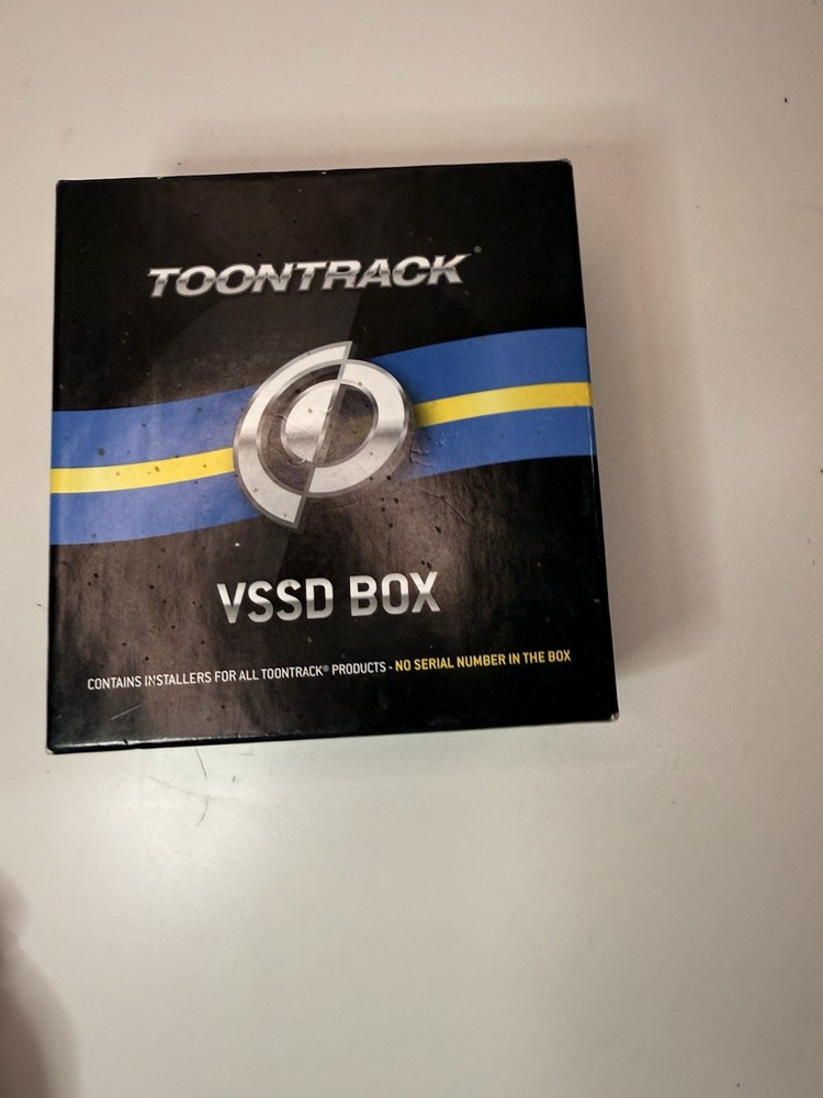 📦 Toontrack VSSD Box - Installer DVD Set