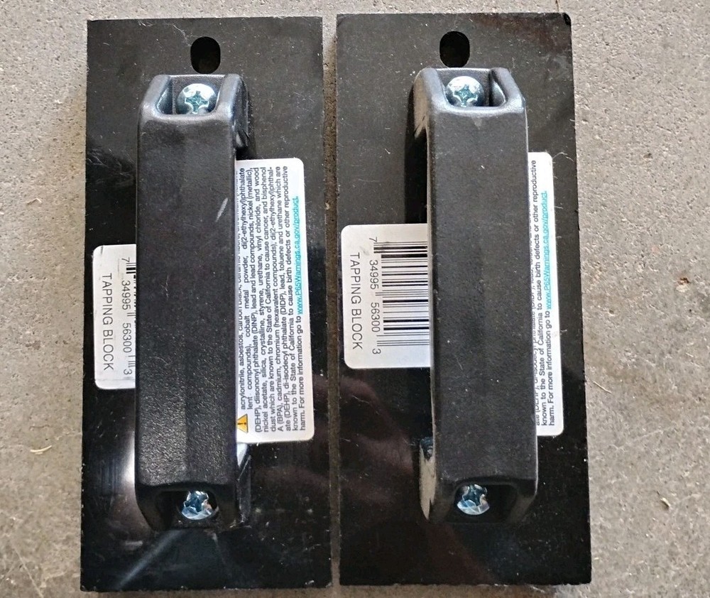 2 Each New Crain 563 Plank Tapping Blocks