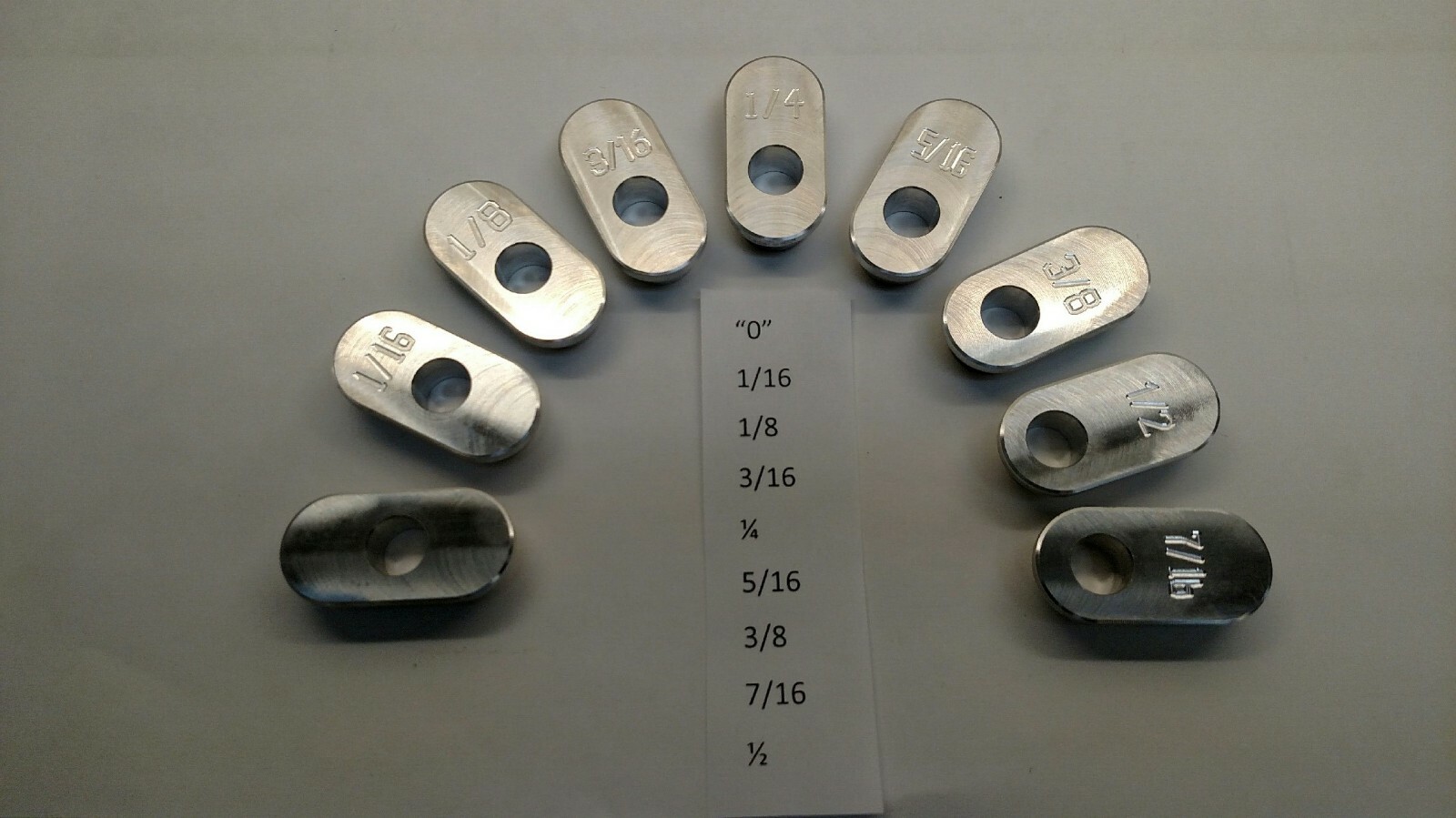 A-Arm Bracket Slug Slotted Kit 1-3/4 in x 3/4 in Asphalt Dirt Late Models Mods