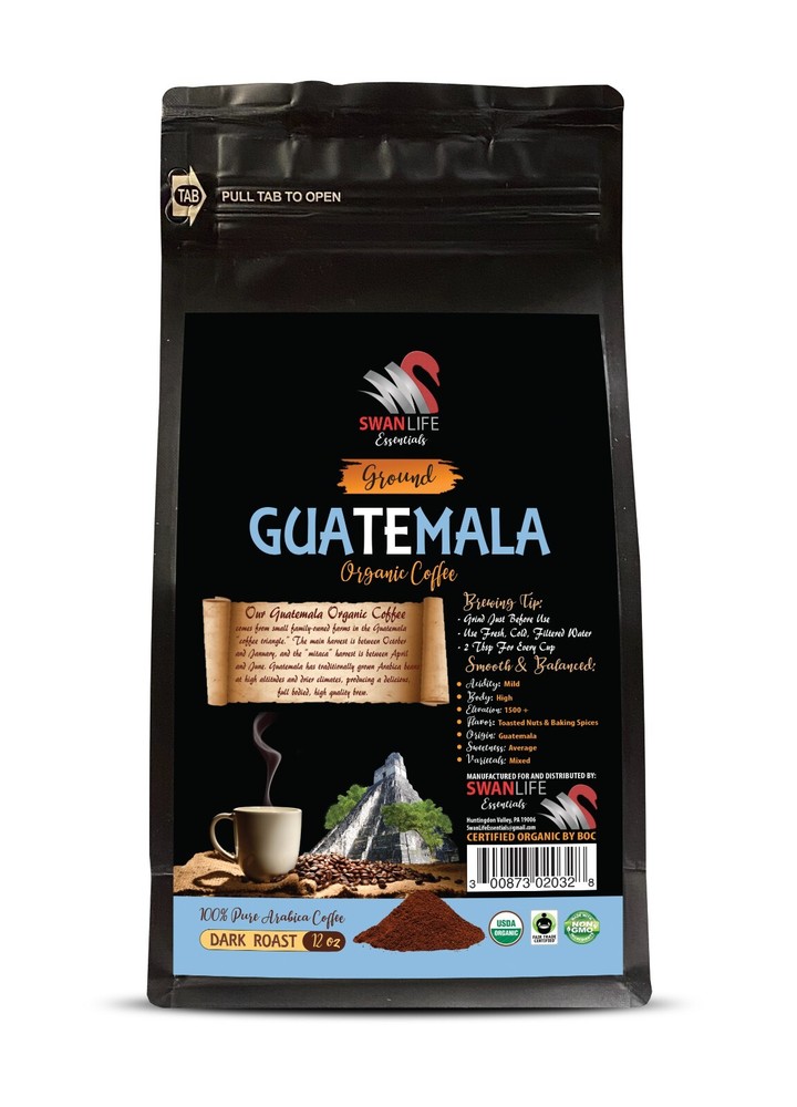 Fresh Aroma - GUATEMALA GROUND ORGANIC COFFEE - Elevation Notes 3Pack