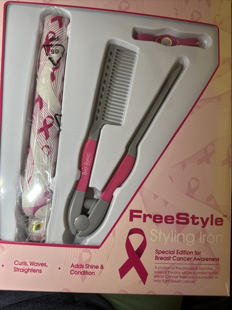 Bio Ionic Freestyle Styling Iron Flat Iron Nanolonic Ceramic Special Edition