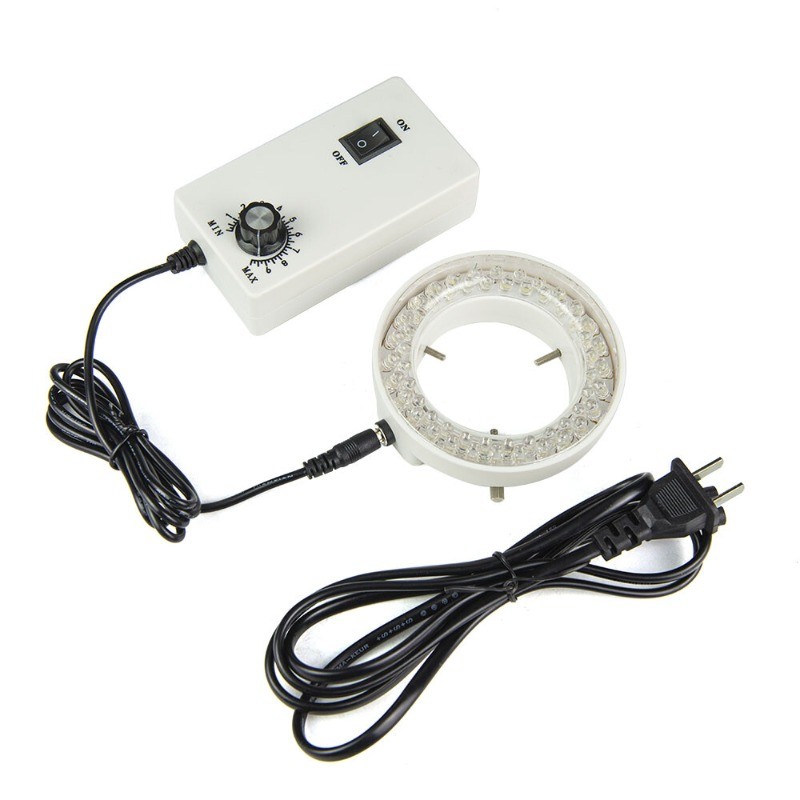 Inner Diameter 60mm 56 LED Light Microscope Ring Lamp Microscope Light Source