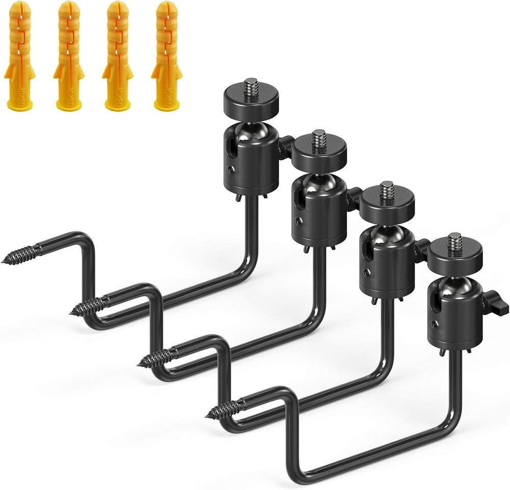 Trail Camera Tree Mount: 360 Degrees Adjustable Game Camera Mount with 1/4 Inch