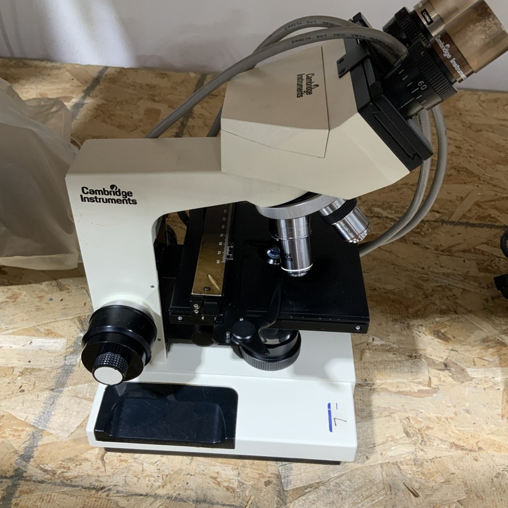 Cambridge Instruments Galen III Professional Compound Microscope WORKS