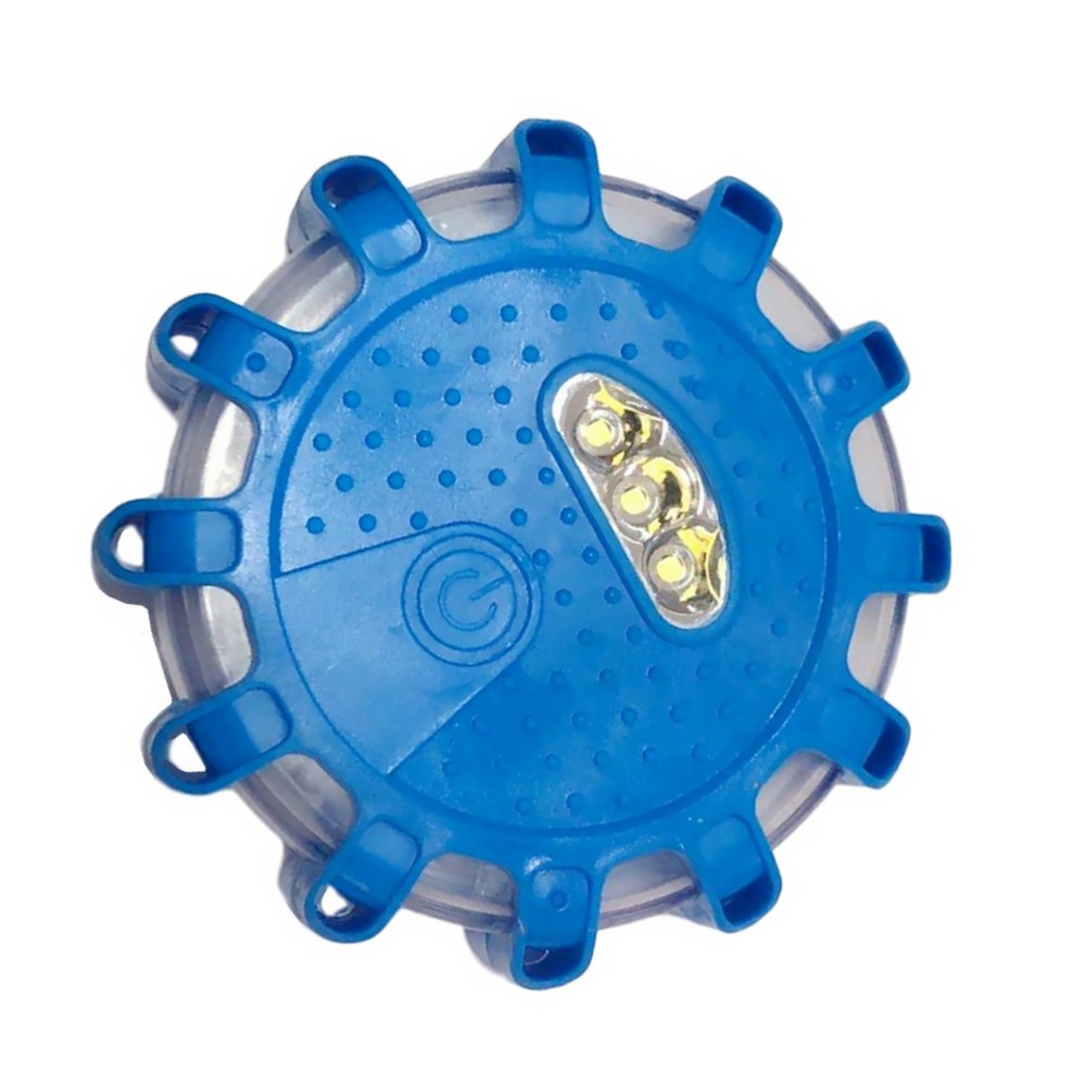 Road Block Warning Light Rotating Strobe Light 12+3 LED Traffic Warning Light