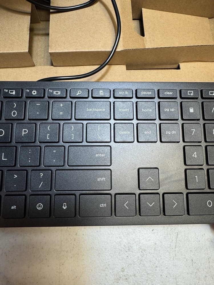 HP 310 Black Wired KB MS Combo US Keyboard Only USB-C.