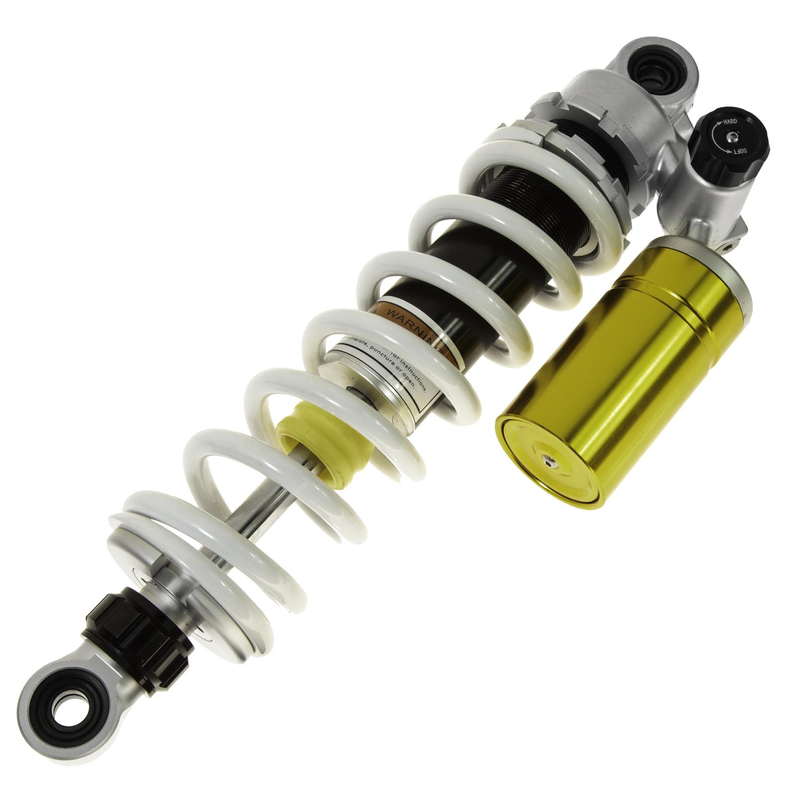 Rear Gas Shock with White Spring for Yamaha Banshee 350 fits 1991-2006 Models