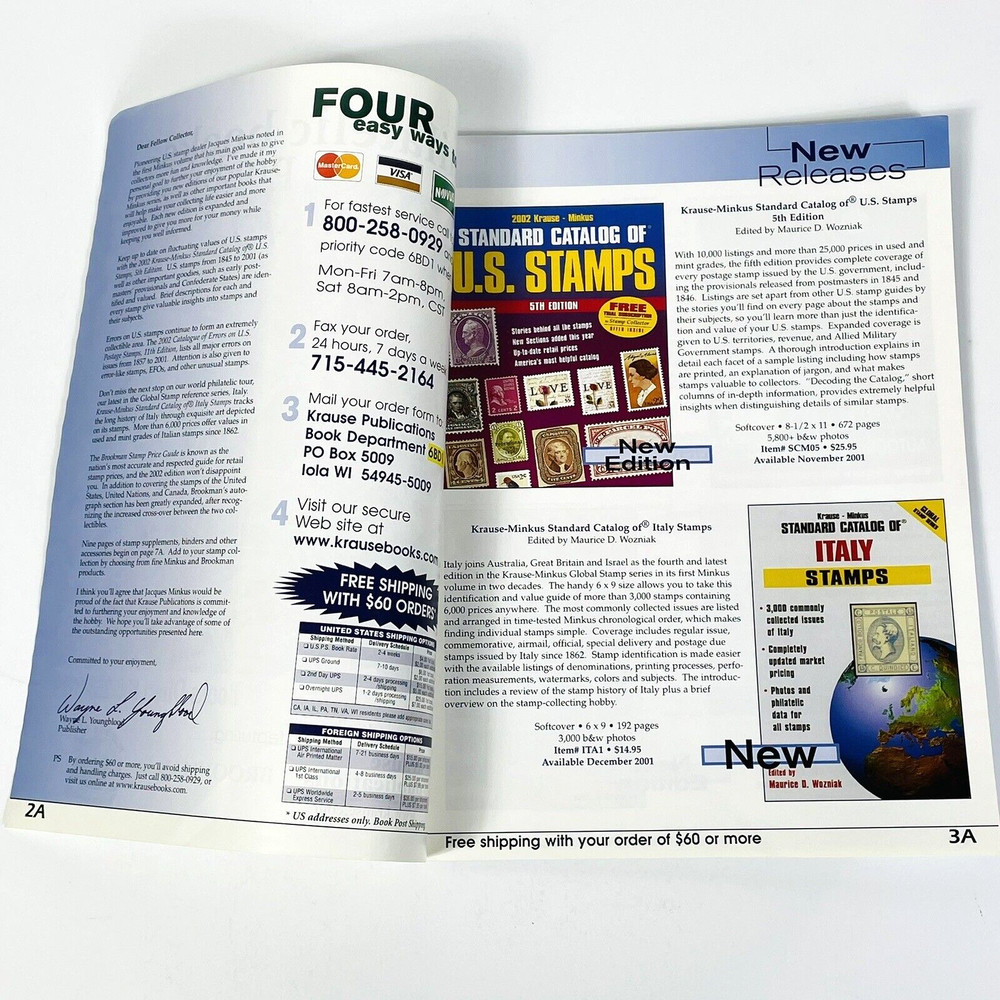philatelic books & products fall 2001 catalog