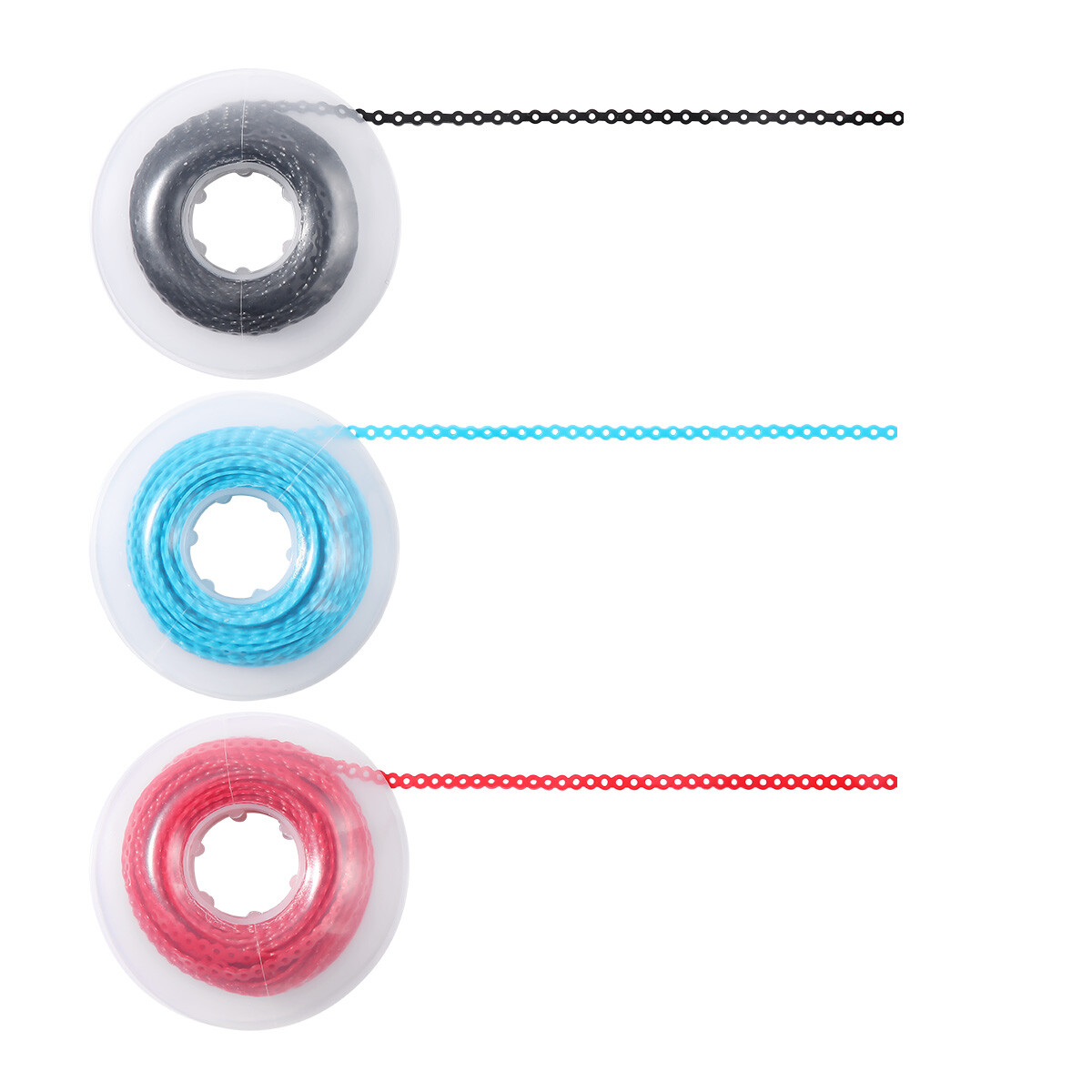 Dental Ortho Elastic Rubber Bands Braces Power Chain Long/Short /Close Cadena de