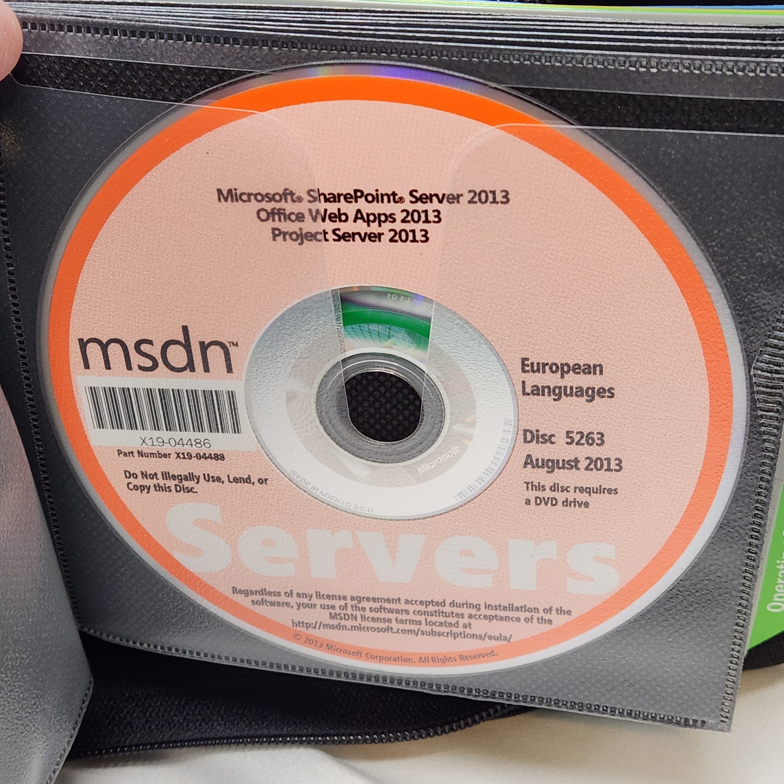 Microsoft Developer Network MSDN Discs Library 2014 to 2014 Lot Of 12 Discs Case