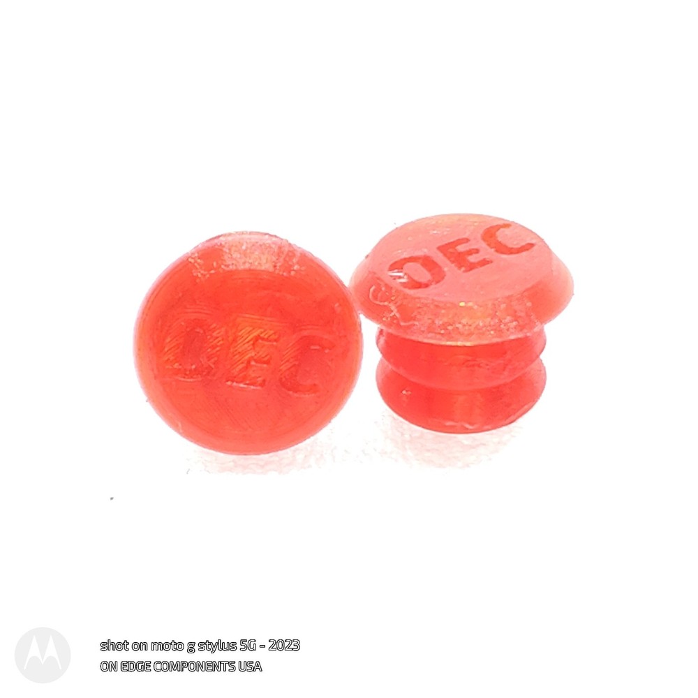 OEC Pro Handlebar Bar End Plugs Cherry Red