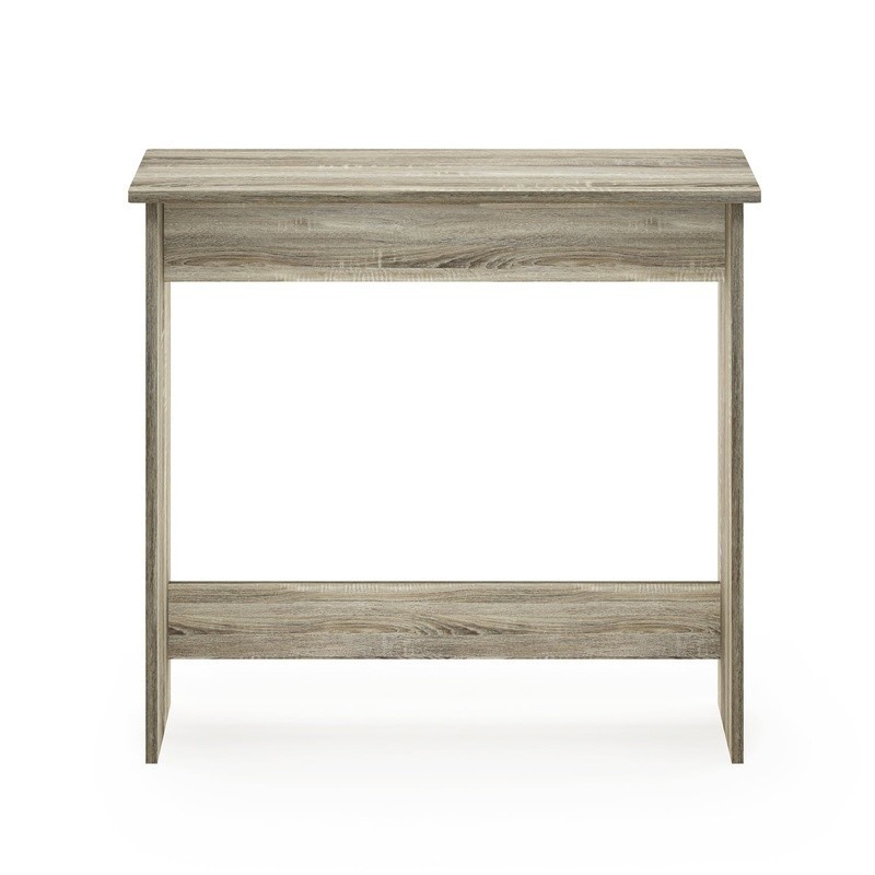 Simplistic Study Table Writing Desk Engineered Wood Rounded Corners Small Space