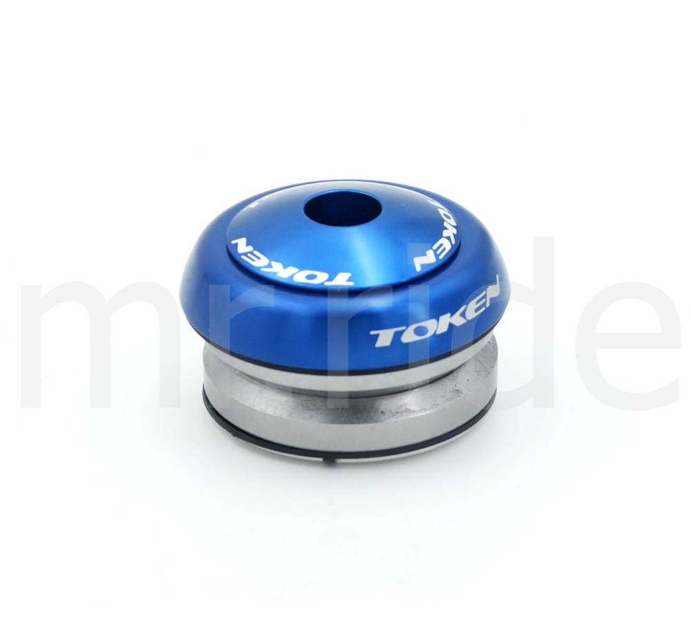 Head set TOKEN "Heggset" TK 060 for 1 1/8" Blue for integrated + threadless