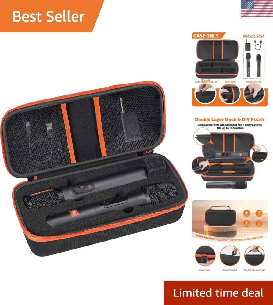 Lightweight JBL Wireless Microphone Holder with Easy Access and Carrying Handle